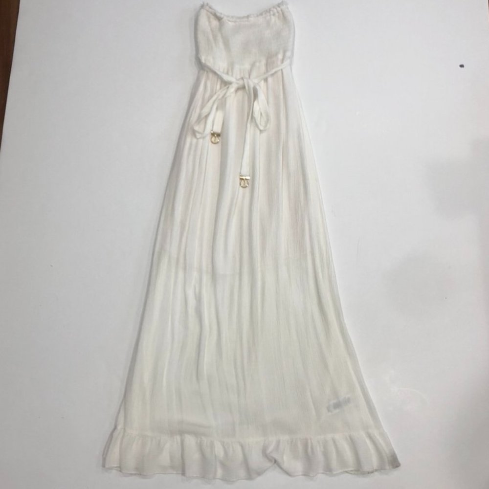Juicy Couture White Strapless Dress